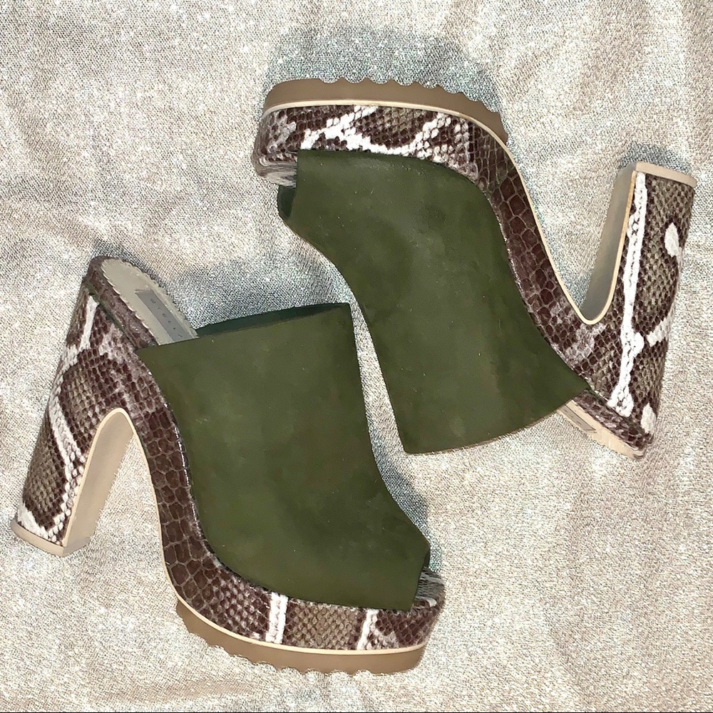 Sensational Stella McCartney Snakeskin Mule/Sandal